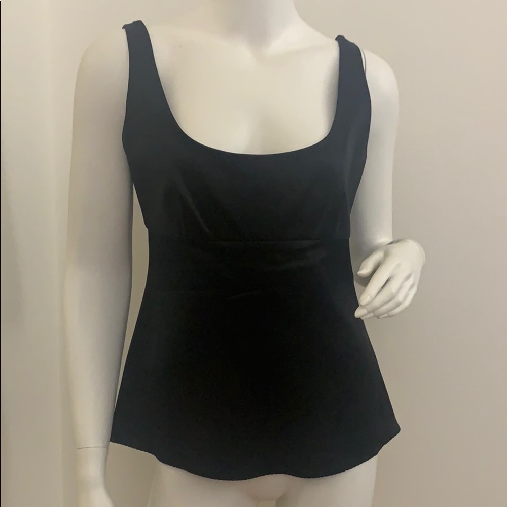 ELIE TAhari  Black Silk Camisole